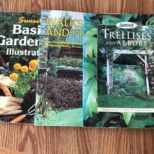 Vintage Garden and Landscaping Book Set